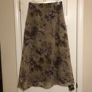 Women’s sheer/lined shirt, sz med, Beautiful!